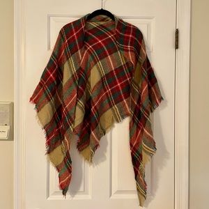 Plaid Shawl / Scarf / Wrap
